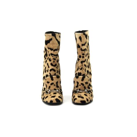 gucci cheetah print shoes|Gucci boots for women.